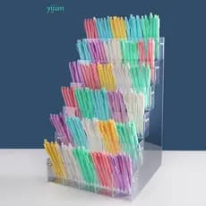 Suporte Para Caneta YIJIAN Mark , Prateleira Transparente De Exibição De Papelaria De 2/3/4/5/6 Camadas , Rack De Armaze