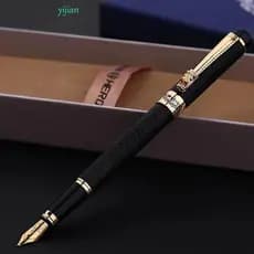 YIJIAN Caneta Tinteiro Escritório Dragão Dourado Luxo Material De Escrita De Alta Qualidade Papelaria