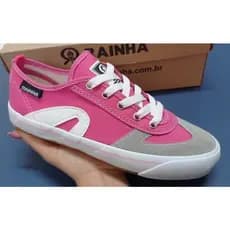 Tênis rainha futsal vulcanizado Pink super lançamento,ideal para todas as ocasiões.