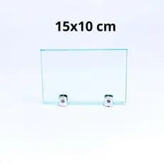 Prateleira de Vidro 15x10 Organizador Para Banheiro Cozinha Decoração