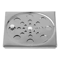 Ralo Tampa Grelha ( INOX QUADRADO ) Abre E Fecha Rotativo 10x10
