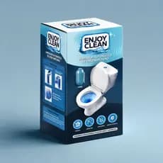 Limpador Automático para Vaso Sanitário Caixa Acoplada | Água Azul | Até 3 Meses de Duração* | Enjoy Clean EC-001
