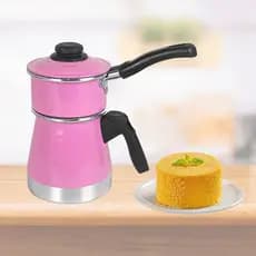 Cuscuzeiro a Vapor Duplex Porção Individual Mini Cuscuzeira Dupla com Tampa Faz Cuscuz e Legumes