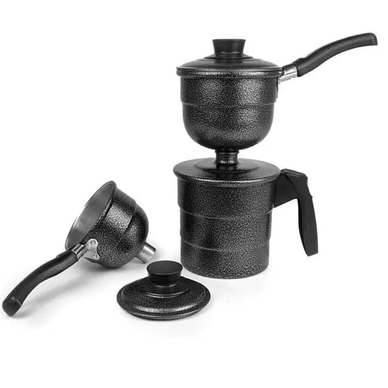 Cuscuzeira Individual Nordestina C/ Duas Panelinhas Peitinho De Moça Diversas Cores pra sua Cozinha