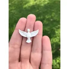 Mini Divinos Pombinha 50 Lembrancinhas Batizado Casamento