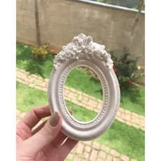 Moldura Resina 3 Mini Moldura Oval Lembrancinha