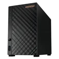 case asustor storage hd 3,5 sata rede nas p/2 hds