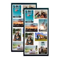 Kit 2 Porta Retrato 10x15 Quadro Multifotos Foto Painel Retrato Moldura Decor Criativo Pop Acetato
