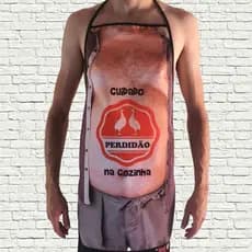 Avental Divertido de Cozinha Perdidão Na Cozinha