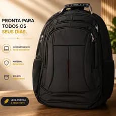 Mochila De Viagem Masculina Feminina Grande Impermeável Reforçada Executiva Para Notebook Trabalho