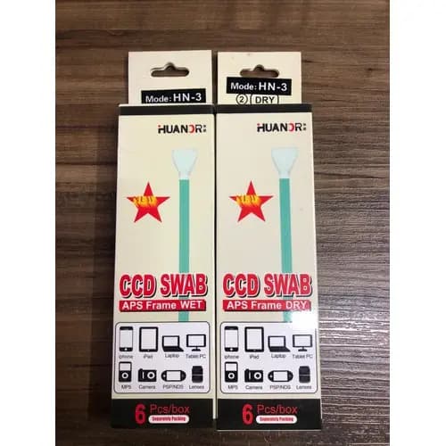 Kit 12 Hastes Swab Limpeza - Seco E Úmido Aps Frame 
