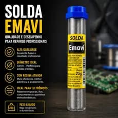 Estanho Solda tubo 25g - 1 unidade