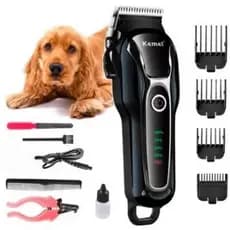 Máquina Para Tosar Cachorro Profissional Pet De Corte kemei km 1991 Aparador de pelos de Cachorro