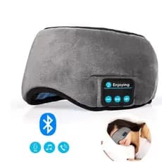 Tapa Olho Máscara Dormir Com Música Fone De Ouvido Sem Fio Bluetooth Yoga Confortável