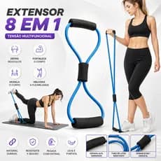 Elástico Extensor de Exercícios Pull Reducer Multi Função Academia Em Casa Uso Profissional