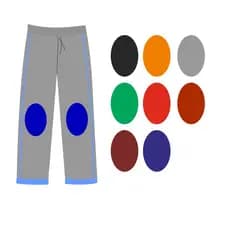 Kit 10 Joelheiras Termocolantes Infantis – Sem Costura, Reforço para Uniformes e Calças – Fácil Aplicação com Ferro