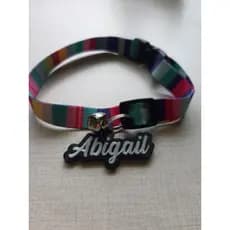 Placa de identificação personalizada para gato - Pingente de identificação Nome e Telefone - Pingente para Gato - Plaquinha para coleira - Impressão 3D.