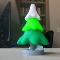 Ursinho deitado na Árvore - Impressão 3D