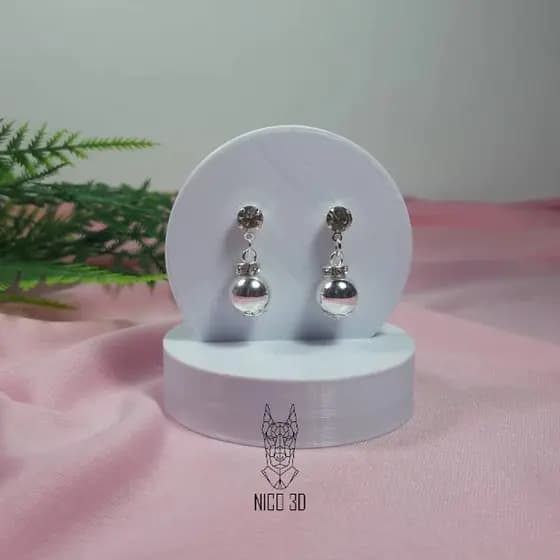 Suporte e expositor para mini brincos - Impressão 3D