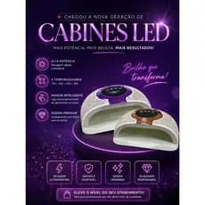 Cabine LED UV SUN S21 288W Profissional Secagem Unhas Gel Sensor Automático Bivolt
