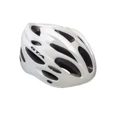 Capacete inmold mtb start 58/62 20 furos branco perolizado com sinalizador