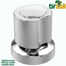Acabamento Registro Metal C40 padrão Deca registro pressão ou gaveta