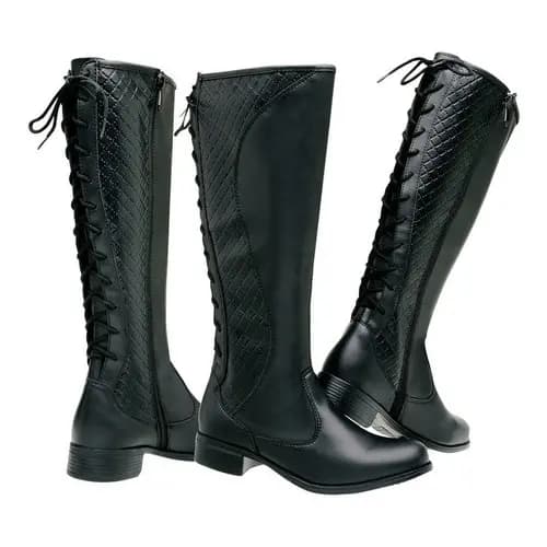 Bota Montaria Feminina Cano Medio Courino Promoção Top tam 41