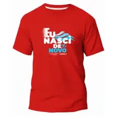 Camiseta Streetwear Eu Nasci de Novo Premium 100% Algodão Conforto e Estilo