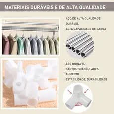 Guarda-Roupa Organizador Portátil - Dobrável e  Compacto