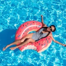 Boia Inflável Donut's Rosquinha Adulto e Infantil 65cm-90cm