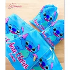 30 Sacolinhas Surpresa Personalizada Stich  (14x19)