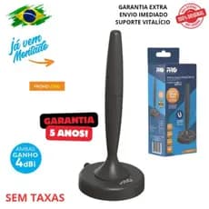 Antena Digital para Tv Smart Interna e externa Proeletronic LANÇAMENTO - ProHd-2300 - Base Magnética