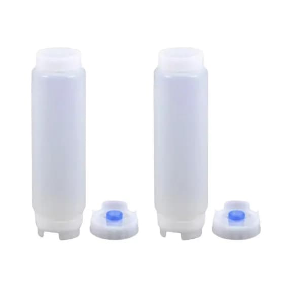 Kit com 02 Bisnagas FIFO 473 ml Molhos e Caldas Válvula Azul