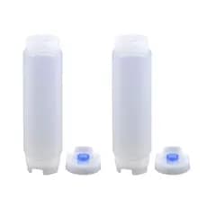 Kit com 02 Bisnagas FIFO 473 ml Molhos e Caldas Válvula Azul