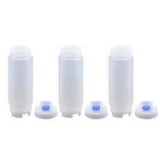 Kit com 03 Bisnaga Fifo 355 ml Molhos e Caldas Válvula Azul