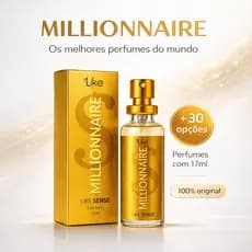 Perfume Masculino Millionnaire 17ml Like Sense – Mini Perfume Inspirado em Importado, Fragrância Intensa Longa Duração