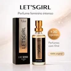 Perfume Feminino LET'S GIRL 17ml Like Sense – Mini Perfume Inspirado em Importado, Fragrância Intensa e Longa Duração