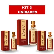 Kit 3 Perfumes Femininos Baccarat Rouge 17ml – Mini Perfume de Bolsa e Bolso, Aroma Intenso e Longa Duração