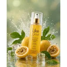 Body Splash Like Splash Passion Fruit 200ml Perfume Corporal Feminino Mentol Aloe Vera Longa Duração