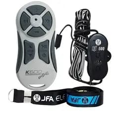 Controle Universal Longa Distancia Jfa K600 Branco/cinza