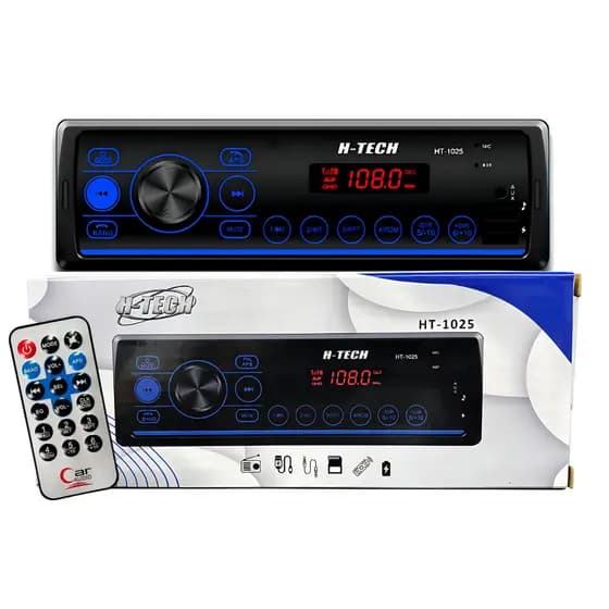 Rádio Som Automotivo Mp3 C/ Bluetooth 2 Usb's Aux Pen Drive
