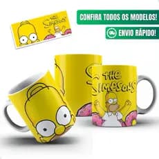 caneca personalizada homer Simpsons, 325ml