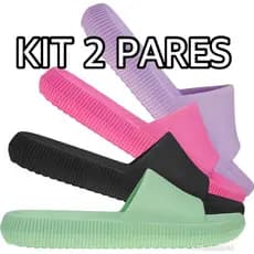 Chinelo Nuvem Slide Confotavel Unisex -Kit 2 Pares, Mesma Numeração-