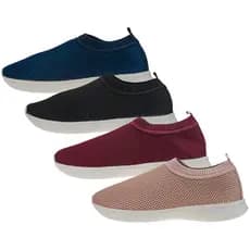 Tênis Calce Fácil Com Elastico Confortavel -Kit 2 Pares, Mesma Numeração-