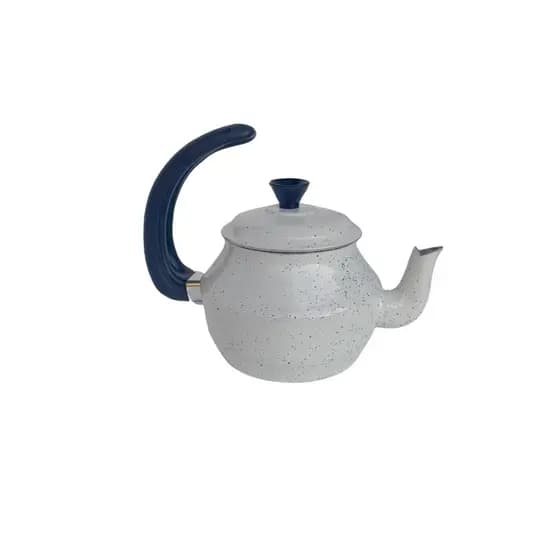 CHALEIRA DE CHÁ COM INFUSOR 1.1L BRANCO PINTADINHO CHA AGUA CAFE LEITE BULINHO BULE FERVEDOR