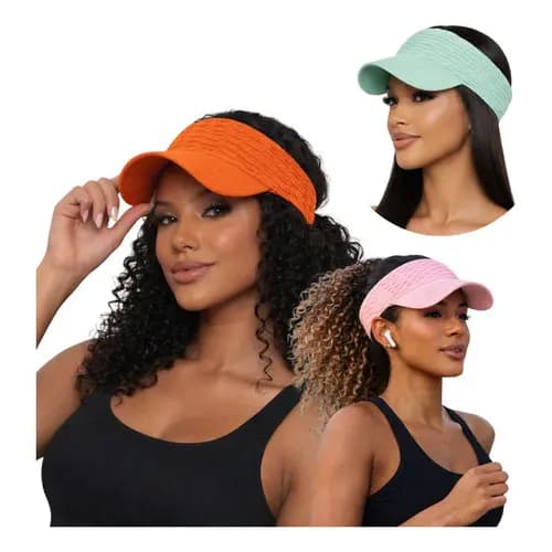 Viseira Bone Feminina Praia Sol  Verão Esporte Vôlei