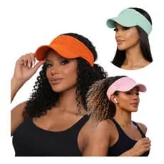 Viseira Bone Feminina Praia Sol  Verão Esporte Vôlei
