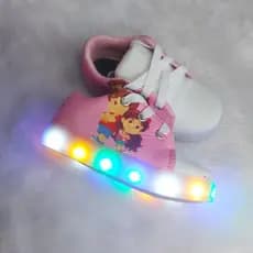 Tênis Infantil Desenho  ,Bolofofo  ,Patrulha Canina Led Baby Luzinha  Menino e Menina Personagens