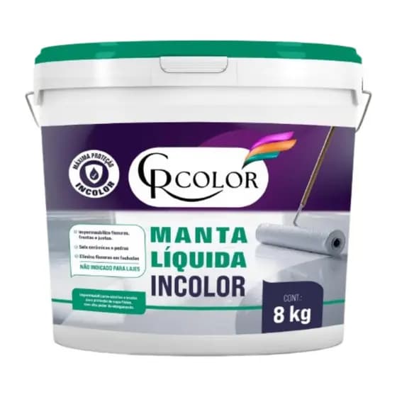 Manta Líquida Incolor Impermeabilizante Pedra 8KGS/12KGS CRCOLOR