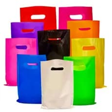 Sacola Plástica 45X60 Alça Vazada Boca De Palhaço 1kg 27/34 Sacolas Tamanho GG